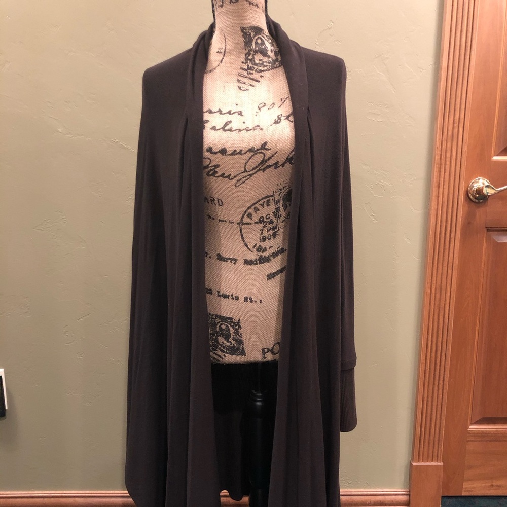 Long Brown Duster Sweater